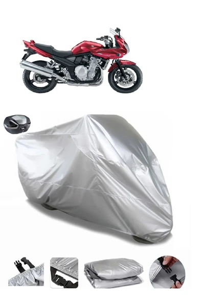 Suzuki GSF 650 Bandit S Su  Geçirmez Motosiket Brandası Arka Çanta Uyumlu ürün görseli 1