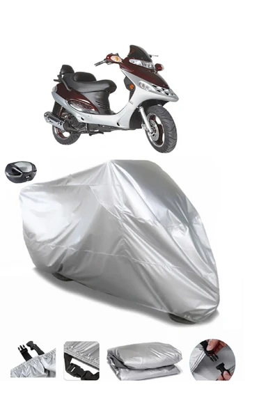 Mondial 150 RE Su  Geçirmez Motosiket Brandası Arka Çanta Uyumlu ürün görseli 1