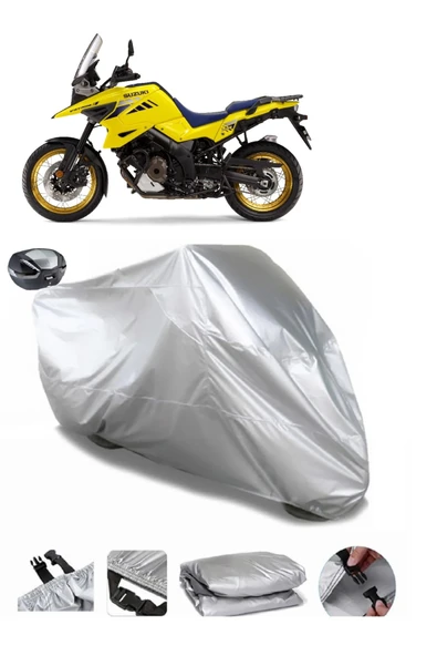 Suzuki V-Strom 1050 XT Su  Geçirmez Motosiket Brandası Arka Çanta Uyumlu ürün görseli 1