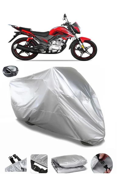 Yuki Drag 170 Su  Geçirmez Motosiket Brandası Arka Çanta Uyumlu ürün görseli 1