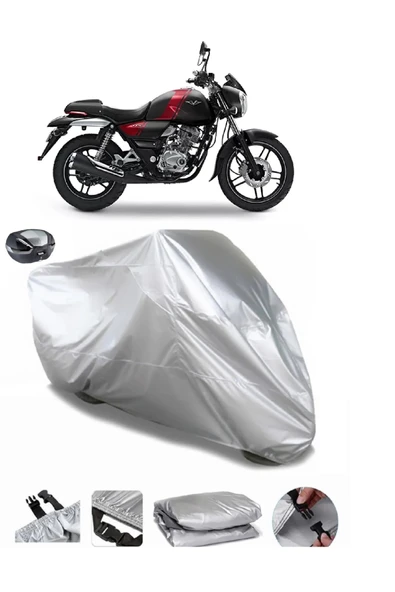 Bajaj V 15 Su  Geçirmez Motosiket Brandası Arka Çanta Uyumlu ürün görseli 1