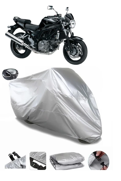 Suzuki SV650A Su  Geçirmez Motosiket Brandası Arka Çanta Uyumlu ürün görseli 1