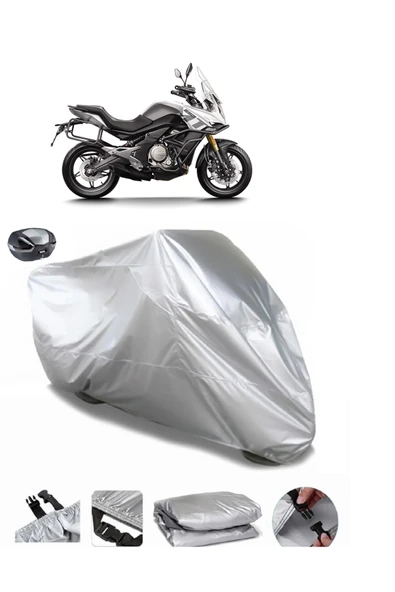 CF Moto 650MT Su  Geçirmez Motosiket Brandası Arka Çanta Uyumlu ürün görseli 1