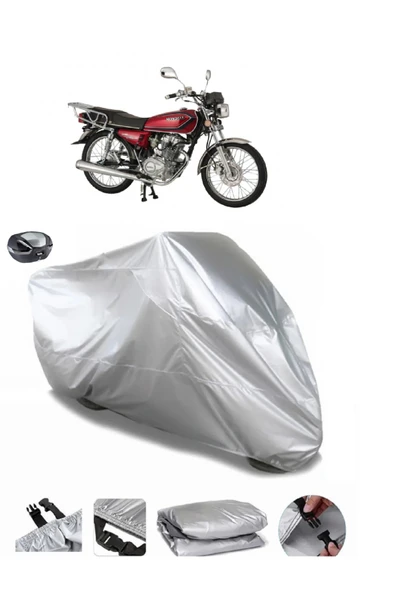 Mondial 150 Masti Su  Geçirmez Motosiket Brandası Arka Çanta Uyumlu ürün görseli 1