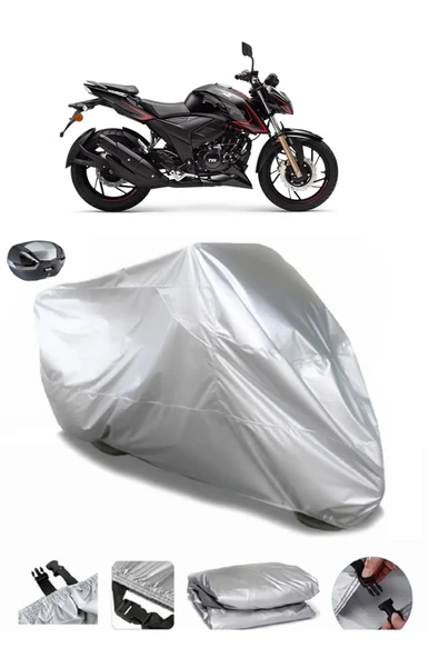 TVS Apache RTR 200 Su  Geçirmez Motosiket Brandası Arka Çanta Uyumlu ürün görseli 1