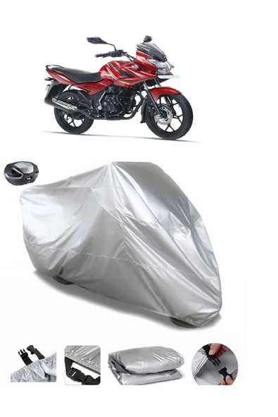 Bajaj Discover 150 F Su  Geçirmez Motosiket Brandası Arka Çanta Uyumlu ürün görseli 1