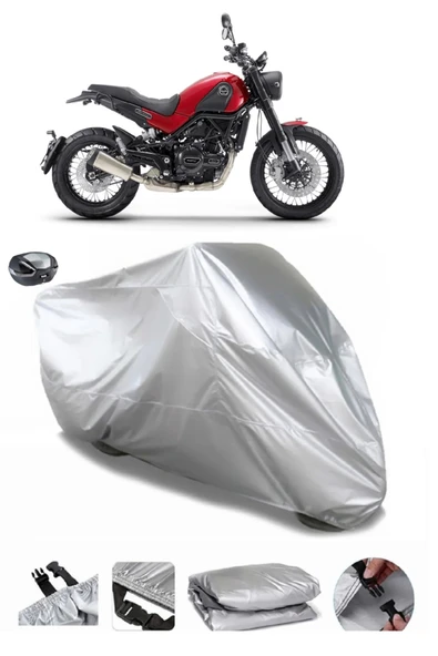 Benelli Leoncino Su  Geçirmez Motosiket Brandası Arka Çanta Uyumlu ürün görseli 1