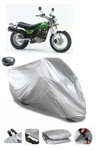 Suzuki VanVan 200 Su  Geçirmez Motosiket Brandası Arka Çanta Uyumlu ürün görseli 1