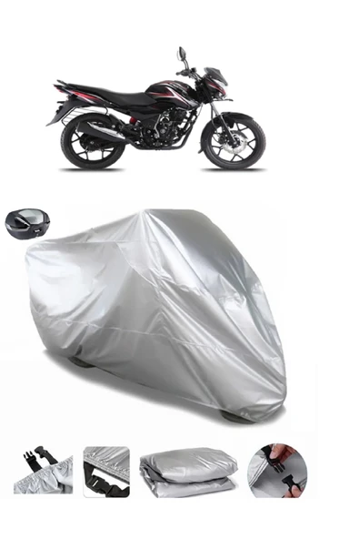 Bajaj Discover 150 S Su  Geçirmez Motosiket Brandası Arka Çanta Uyumlu ürün görseli 1