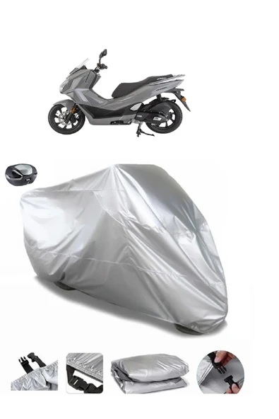 Mondial 125 Strada Su  Geçirmez Motosiket Brandası Arka Çanta Uyumlu ürün görseli 1