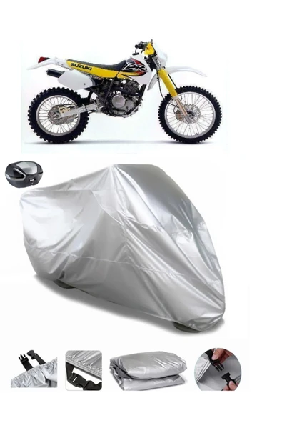 Suzuki DR350 Su  Geçirmez Motosiket Brandası Arka Çanta Uyumlu ürün görseli 1