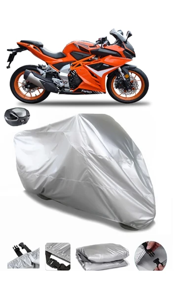 Yuki Taro 250R Su  Geçirmez Motosiket Brandası Arka Çanta Uyumlu ürün görseli 1