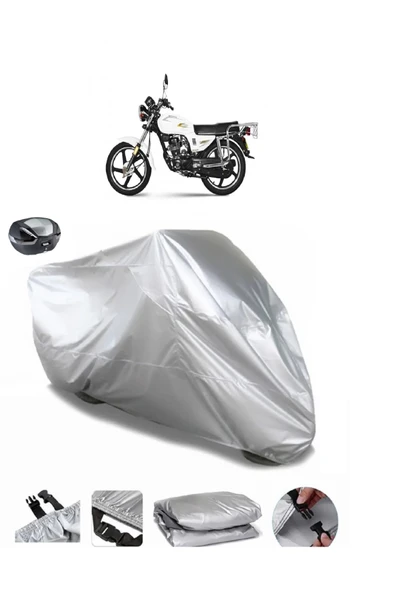 Yuki YK 125-7D Apollo Su  Geçirmez Motosiket Brandası Arka Çanta Uyumlu ürün görseli 1