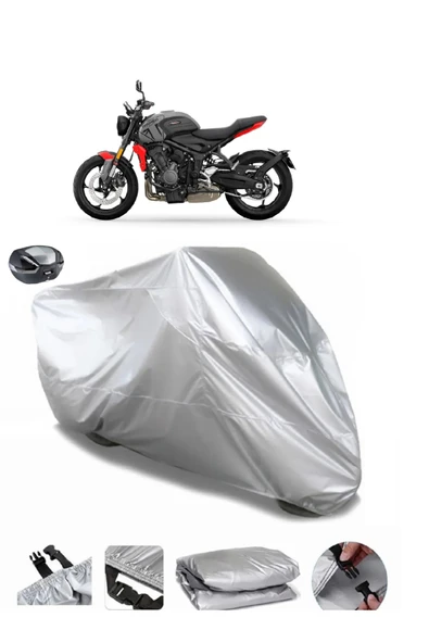 Triumph Trident 660 Su  Geçirmez Motosiket Brandası Arka Çanta Uyumlu ürün görseli 1