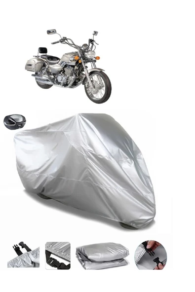 Mondial 250 MCT Su  Geçirmez Motosiket Brandası Arka Çanta Uyumlu ürün görseli 1