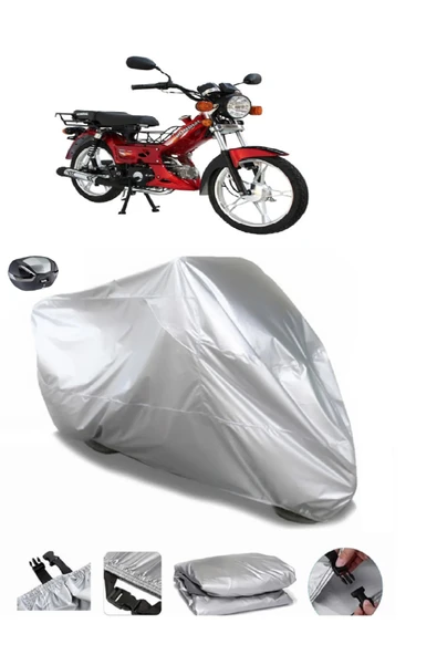 Mondial 100 Hyena Su  Geçirmez Motosiket Brandası Arka Çanta Uyumlu ürün görseli 1