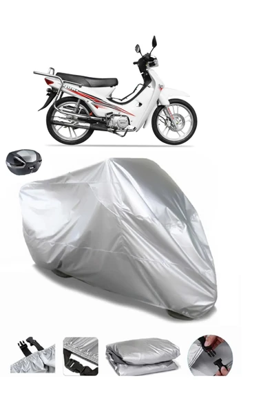 Yuki YK-100-7A Gusto Su  Geçirmez Motosiket Brandası Arka Çanta Uyumlu ürün görseli 1