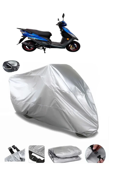 Arora AR 50-6 Capirossi Su  Geçirmez Motosiket Brandası Arka Çanta Uyumlu ürün görseli 1