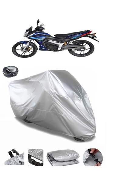 Yuki Yıldız 100 Su  Geçirmez Motosiket Brandası Arka Çanta Uyumlu ürün görseli 1