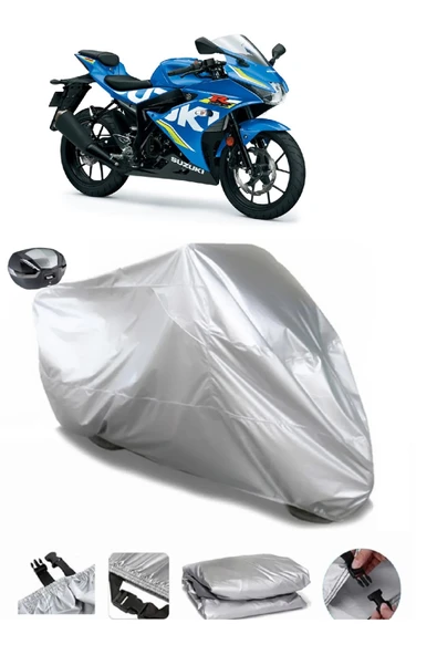 Suzuki GSX-R 125 Su  Geçirmez Motosiket Brandası Arka Çanta Uyumlu ürün görseli 1