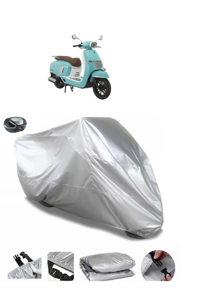 Mondial 125 Road Boy Su  Geçirmez Motosiket Brandası Arka Çanta Uyumlu ürün görseli 1