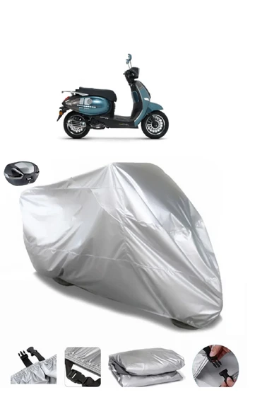 Kuba Brilliant 50 Pro Su  Geçirmez Motosiket Brandası Arka Çanta Uyumlu ürün görseli 1