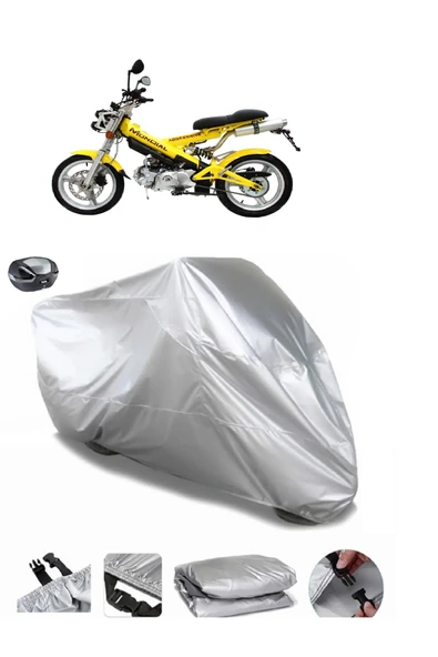 Mondial 125 Aggressive Su  Geçirmez Motosiket Brandası Arka Çanta Uyumlu ürün görseli 1