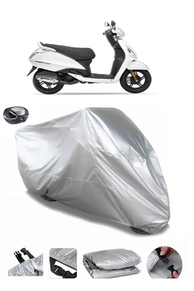 TVS Jupiter Su  Geçirmez Motosiket Brandası Arka Çanta Uyumlu ürün görseli 1