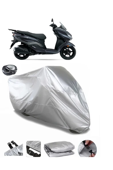 Suzuki Burgman Street 125EX Su  Geçirmez Motosiket Brandası Arka Çanta Uyumlu ürün görseli 1