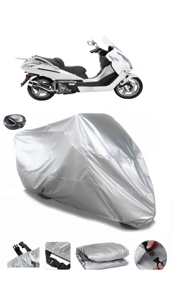 Mondial 250 Jet Max Su  Geçirmez Motosiket Brandası Arka Çanta Uyumlu ürün görseli 1