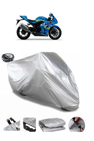 Suzuki GSX-R 1000 Su  Geçirmez Motosiket Brandası Arka Çanta Uyumlu ürün görseli 1