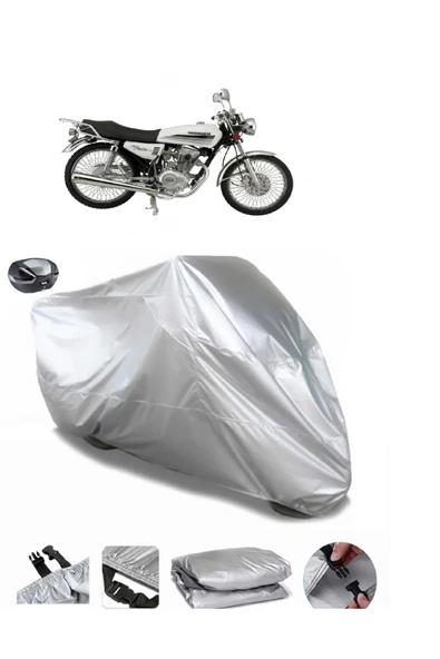 Mondial 175 Masti X Su  Geçirmez Motosiket Brandası Arka Çanta Uyumlu ürün görseli 1