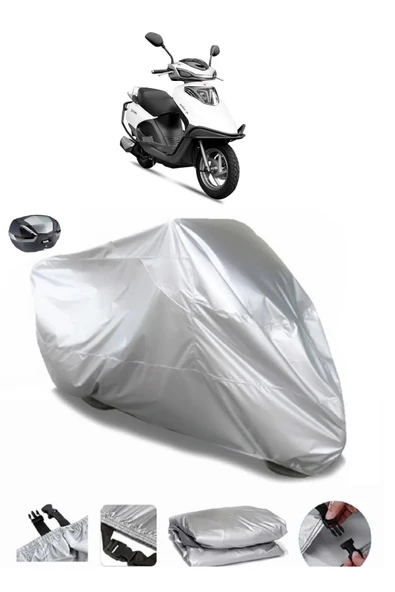 Yuki Active 50 Su  Geçirmez Motosiket Brandası Arka Çanta Uyumlu ürün görseli 1