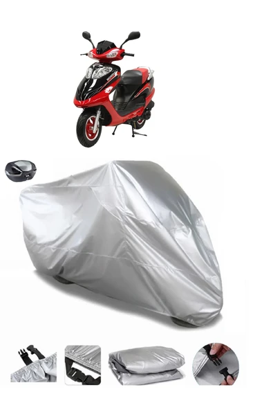 Mondial 100 RT Su  Geçirmez Motosiket Brandası Arka Çanta Uyumlu ürün görseli 1