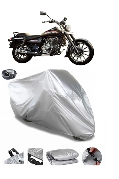 Bajaj Avenger Street 150 Su  Geçirmez Motosiket Brandası Arka Çanta Uyumlu ürün görseli 1
