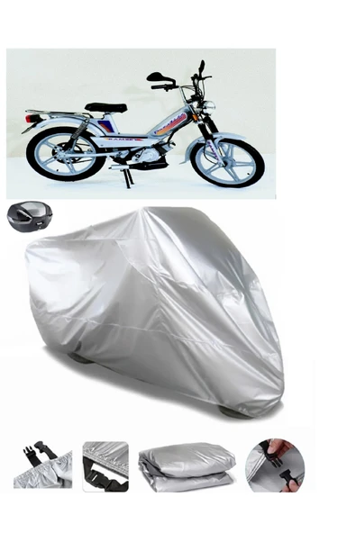 Ramzey Comfort Su  Geçirmez Motosiket Brandası Arka Çanta Uyumlu ürün görseli 1
