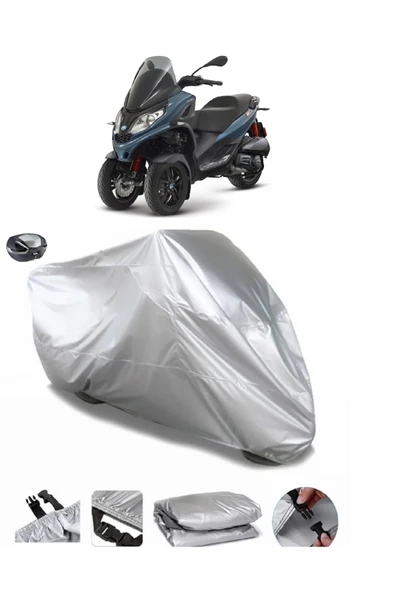 Piaggio MP3 300 Su  Geçirmez Motosiket Brandası Arka Çanta Uyumlu ürün görseli 1