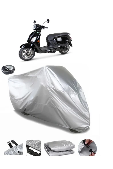 Sym Fiddle III Su  Geçirmez Motosiket Brandası Arka Çanta Uyumlu ürün görseli 1