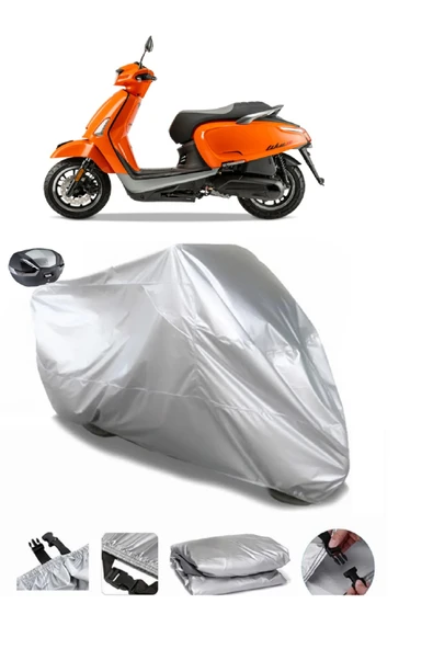 Kymco Like S 125 Su  Geçirmez Motosiket Brandası Arka Çanta Uyumlu ürün görseli 1