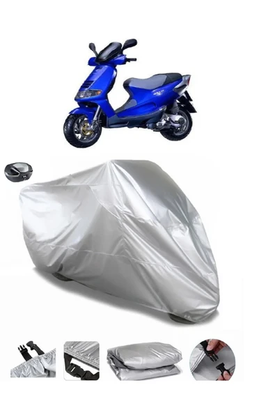 Piaggio Skipper 150 Su  Geçirmez Motosiket Brandası Arka Çanta Uyumlu ürün görseli 1