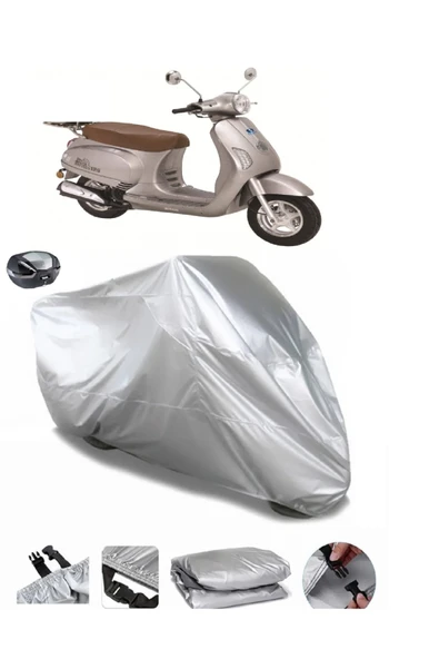 Bisan Sardes 125 Su  Geçirmez Motosiket Brandası Arka Çanta Uyumlu ürün görseli 1