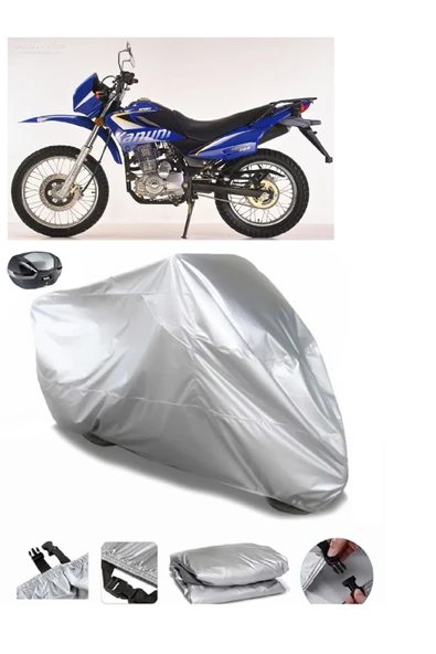 Kanuni Enduro 200 Su  Geçirmez Motosiket Brandası Arka Çanta Uyumlu ürün görseli 1