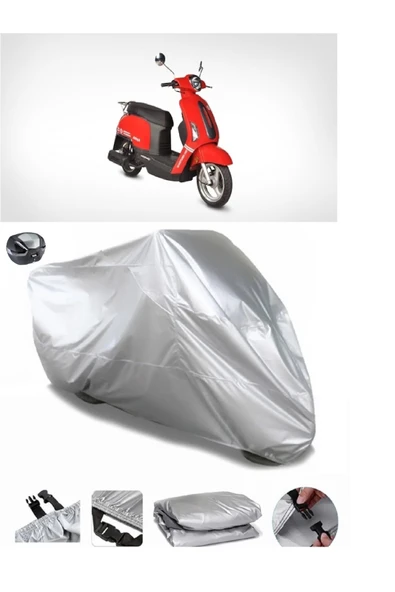 Asya Scooturk-100 Su  Geçirmez Motosiket Brandası Arka Çanta Uyumlu ürün görseli 1