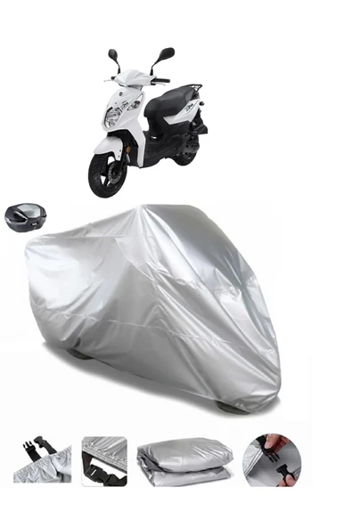 Sym Xpro 125 Su  Geçirmez Motosiket Brandası Arka Çanta Uyumlu ürün görseli 1