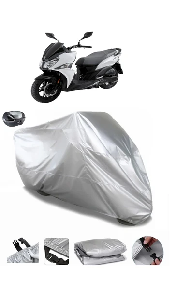 Sym Jet 14 Su  Geçirmez Motosiket Brandası Arka Çanta Uyumlu ürün görseli 1