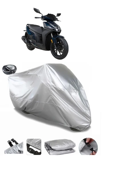 Kymco Agility S 125 Su  Geçirmez Motosiket Brandası Arka Çanta Uyumlu ürün görseli 1