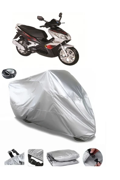 Bisan Teos 125 Su  Geçirmez Motosiket Brandası Arka Çanta Uyumlu ürün görseli 1