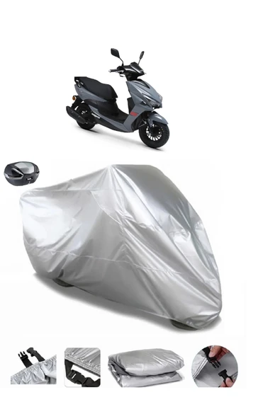 Kuba Pesaro 50 X Su  Geçirmez Motosiket Brandası Arka Çanta Uyumlu ürün görseli 1