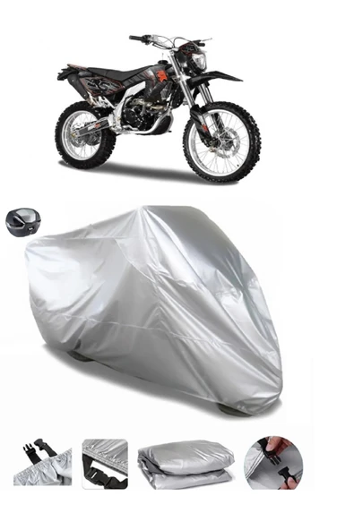 Asya RX 250 Cross Su  Geçirmez Motosiket Brandası Arka Çanta Uyumlu ürün görseli 1
