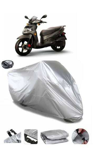 Sym H 200i EVO Su  Geçirmez Motosiket Brandası Arka Çanta Uyumlu ürün görseli 1